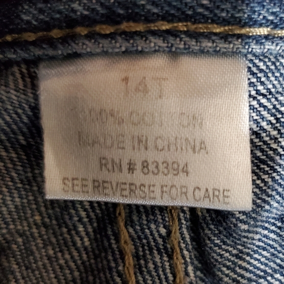 Cottage Street Jeans Size 14T - Picture 4 of 4